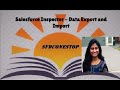 Salesforce Inspector Session2 Import and Export