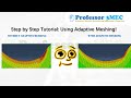 Using Adaptive Meshing in ABAQUS CAE like a Pro 🏢📄💼 - Step by Step Tutorial