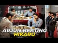Magnus and Fabi watches as Arjun beats Hikaru | Norway Chess 2025