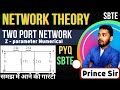 Z parameter Numerical | Two Port Network | PYQ | Prince Sir | SBTE | Guess Question | #sbte