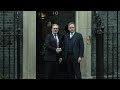 Belgian Prime Minister welcomed to 10 Downing Street | AFP