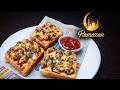 The EASIEST Ramzan Special Pizza Sandwich Recipe, Bread Pizza Sandwich Recipe