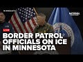 Border Patrol Commander at Large Greg Bovino holds a press conference on ICE operations in Minnesota