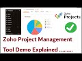 Zoho Project Management Demo | Zoho Management Dashboard Demo