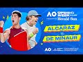 LIVE | Carlos Alcaraz v Alex De Minaur Charity Match | Opening Week | Australian Open 2024