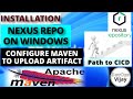 Installation of Nexus Repository in windows | Configure Maven pom file to upload artifact | Tutorial