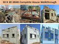 30 X 30 (3BHK) Complete House Construction Walkthrough Video|| Step By Step Complete Information