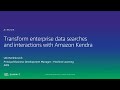 AWS AMER Summit 2020 | Transform enterprise data searches and interactions with Amazon Kendra