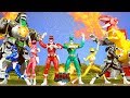 Epic Mighty Morphin Power Rangers Animation! \u0026 Dino Zord Toy Review!