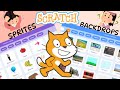 Scratch Basics :- A Beginners Guide to Sprites \u0026 Backdrops #scratch #kids #games #cartoon #stories