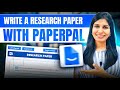 WRITE A RESEARCH PAPER WITH AI TOOL - PAPERPAL! 🔥Complete step-by-step process explained 🤯