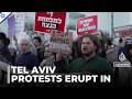 Israel Anti-War Protests Turn Violent | Police Crackdown in Tel Aviv