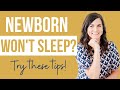 TIPS FOR NEWBORN SLEEP From a Baby Sleep Expert | Helping Babies Sleep with Sarah Mitchell