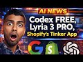 OpenAI Gives Students Free Codex + Google Lyria 3 Pro Drops \u0026 Shopify's free app called Tinker