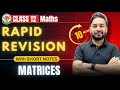Matrices in 10 Mins🔥😱 | Rapid Revision Class 12 Maths | Board Exams 2024-25 @allaboutmathematics