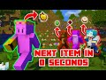Minecraft Manhunt, But Every 15 Seconds We Get A Random Item...