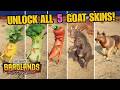 How to UNLOCK ALL 5 NEW GOAT SKINS! Goat Simulator 3 Baadlands Furry Road DLC UPDATE