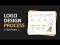 The Logo Design Process | Idea generation,  Sketching,  Concept development, and illustration.