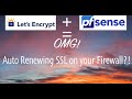 pfSense setup ACME Lets Encrypt