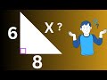 How to find sides using Pythagoras' Theorem Formula (GCSE)