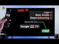 Fix- Sony Google TV Stuck on Sony Logo Welcome Screen! [Boot Looping Keep Restarting]