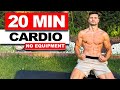 20 Min Intense Cardio Workout // Burn Fat Fast At Home! | velikaans