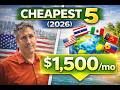 Top 5 Cheapest Countries to Retire in 2026 (Real Monthly Costs + Visas)