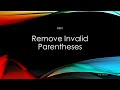 301. Remove Invalid Parentheses - Swift