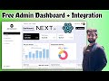 Admin Dashboard Project and Free Source Code developed using React NextJS