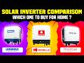 Luminious VS Havells Vs Polycab Solar inverter comparison.