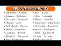 IELTS VOCABULARY PART 2 | ielts vocabulary words english learn with meaning | vocabulary for ielts