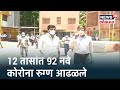 Pune News : पुणे जिल्ह्यात गेल्या 12 तासांत 92 नवे कोरोना रुग्ण आढळले  | News18 Lokmat