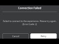 Fix Connection Failed Failed to connect to the experience Please try again. Roblox Error Code 2