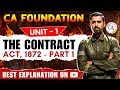 Lec 1 - CA Foundation Bootcamp | Indian Contract Act 1872 | Unit 1