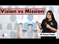 How Mission is different from Vision? | Difference between Mission and Vision | MISSION | VISION