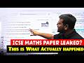 ICSE 2026 Maths Paper Leaked???