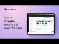 How to Create and Import Custom Certificates to LMS Platform | Mykademy