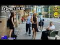 Sydney CBD Walk | Late Afternoon City Tour | 4K60FPS