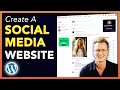 How To Make A Social Media Website Like Facebook With WordPress \u0026 BuddyBoss