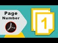 How to add a page number in pdf using adobe acrobat pro 2017