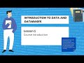Course Introduction | Data and Databases Concepts - Lesson 1