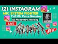 Instagram Live 121 Fighter Mic System 2025 All Phone 📱 100% Working 121 Mic Fight System.11.12.13.14