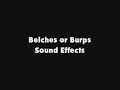 Belches or Burps SFX