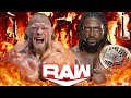 Brock Lesnar vs Oba Femi Wwe Raw Netflix 09 March 2026 Wwe2k25 Simulation - FULL MATCH