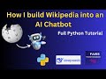 How to build wikipedia AI Assistant with Python and DeepSeek | Advance RAG with DeepSeek