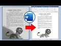 How to convert an image to editable text in Word