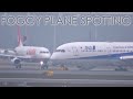 Vienna Airport VIE/LOWW Foggy Plane Spotting!
