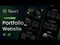 Build a Stunning React Portfolio Website with Tailwind CSS | Modern Developer Portfolio Tutorial