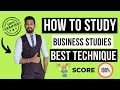 How to Study Business Studies | Best technique to score 100/100 in BST