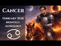 Cancer February 2026 Monthly Astrology Forecast